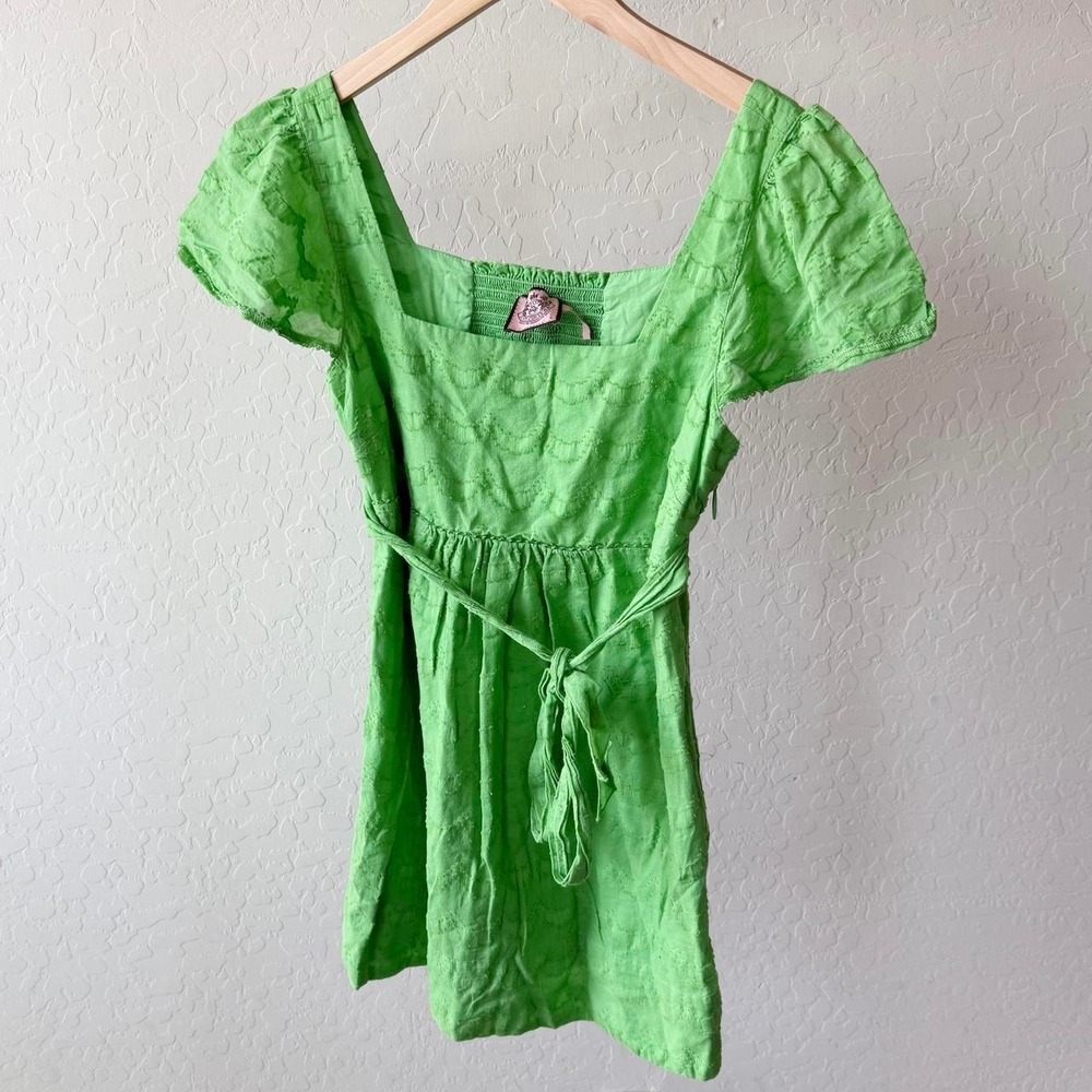 Juicy Couture Bright Spring Green Babydoll Sundress